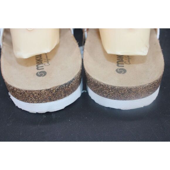 Makalu California Women’s Sandals White Olivia Size 11M NEW - Picture 8 of 11